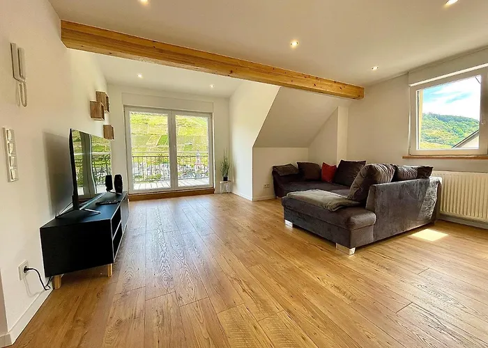 Sky Apartment, Sauna, Blick Zur Mosel, Grosser Balkon, Kaffeemaschine, Smart Tv Zell an der Mosel