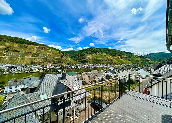 Appartamento Sky Apartment, Sauna, Blick Zur Mosel, Grosser Balkon, Kaffeemaschine, Smart Tv