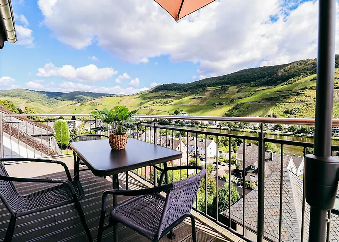 Appartamento Sky Apartment, Sauna, Blick Zur Mosel, Grosser Balkon, Kaffeemaschine, Smart Tv